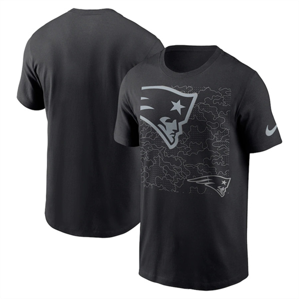 Men's New England Patriots Black T-Shirt